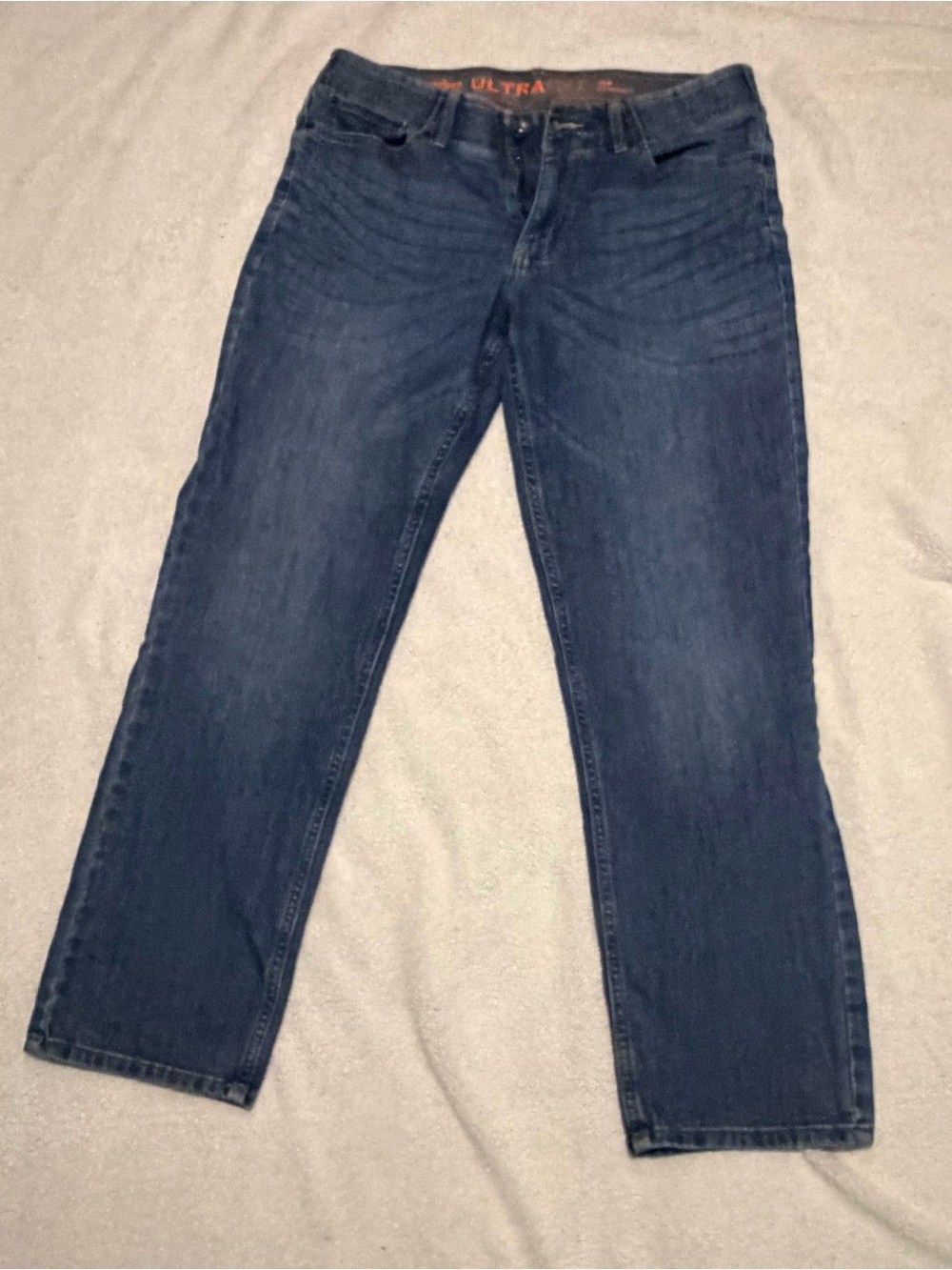 urban pipeline Men's Dark Blue Straight Jeans